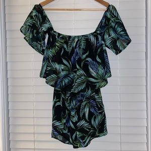 Off shoulder romper
